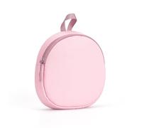 Étui pour Casques Audio Over Ear Soft pour JBL/Soundcore/Sony/Bose/BERIBES, étui de Voyage pour Casque Audio Portable Universel, Design Simple aux Couleurs contrastées (Rose)