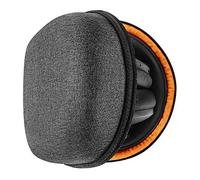 Étui pour Casques Geekria Shield Compatible avec JLab Go Lux ANC, V-Moda Crossfade 3 et Plus, Housse Rigide de Voyage de Remplacement avec Rangement du câble (Gris foncé)