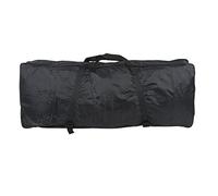 Étui pour clavier à 76 touches - Housse noire pour clavier de piano à 76 touches pour pédales, livres pour organe électronique pour ranger les câbles audio