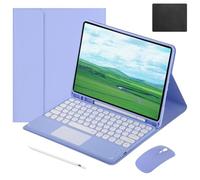 Étui pour Clavier pour Samsung Galaxy Tab A7 Lite 8.7 inch Model (SM-T220/T225/T227) 2021 avec Souris, Touchpad Magnétique Clavier sans Fil détachable avec Pencil