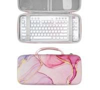 Étui pour Clavier Tenkeyless Geekria, Sac de Transport Rigide pour claviers mécaniques Gaming compacts TKL 80% à 87 Touches, Compatible Logitech G713, G715