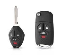 Étui pour clé de Voiture à Distance, 3/4 Boutons modifiés pour Outlander pour Galant pour Eclipse pour Lancer(4)