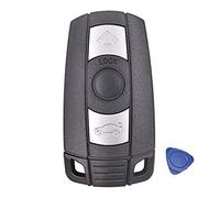 Étui pour clé de Voiture BMW séries 1/3/5/6 E60 E90 E91 E92 E70 E82 E88 E89 X5 X6 télécommande à 3 Boutons, Coque pour clé Intelligente étui pour télécommande.