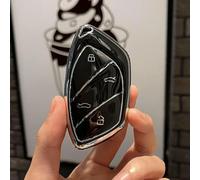 Étui pour clé de Voiture en TPU, Coque de Protection pour clé télécommande de Voiture, pour MG ZS EV MG6 EZS HS EHS Marvel X Marvel R électrique pour Roewe RX5 I6 I5 RX3 RX8 ERX5 avec Porte-clés