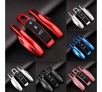 Étui pour clé télécommande intelligente de voiture, ensemble de housses pour Porsche Panamera Spyder Carrera Macan Boxster Cayman Cayenne 911 970 981 991
