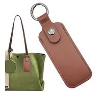 Étui pour clé USB - Pochette compacte en cuir de 9,9 x 4,9 cm pour un rangement sécurisé, organiseur multi-emplacements avec fermeture éclair durable, support d'accessoires pour clé USB pour sac à dos
