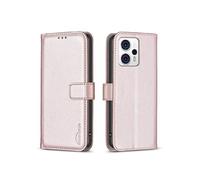 Etui pour Compatible avec MOTO G23 4G/G53 5G Portefeuille à Rabat Magnétique en Cuir Synthétique Résistant aux Chocs avec Fentes pour Cartes Doré