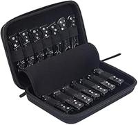 Étui pour couteau papillon - Sac noir avec 11 emplacements pour chef, survie, tactique, extérieur, mini EDC et couteau fixe (boîte uniquement)