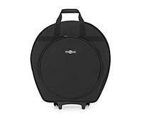 Étui pour cymbales de 22 pouces avec roues par Gear4music - Peut contenir 8 cymbales