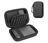 Etui pour Disque Dur Externe 2,5", Western Digital WD Elements/Toshiba/Seagate HDD, Coque EVA Rigide Portable de Sac Sacoche Protection Pochette Case (Balck)