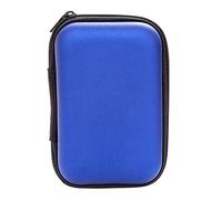 Étui pour disque dur Portable Voyage Étanche Disque dur Shell USB Stockage de protection Antichoc Étui de transport Petit sac pour Passeport Essential Memory Card Bleu Créatif et u Design de mode