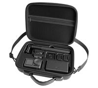 Étui pour DJI Osmo Action 6, Housse PU Portable pour DJI Osmo Action 6 avec Bandoulière et Poignée, Sac Transport Rigide pour Action 5 Pro/4/3 et Accessoires