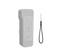 Étui pour DJI Pocket 4 Étui de rangement magnétique pour filtres avec rabat Résistant aux rayures et à la poussière avec dragonne, protection antichoc pour le stabilisateur et l'écran (court gris)