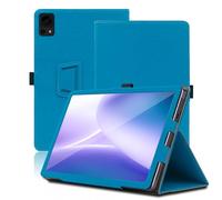 Étui pour DOOGEE T20 Mini, 8.4 inch, DOOGEE T20 Mini Coque Tablette, Housse de Protection avec Support Pliable, Porte-Crayon et Dragonne, Protection Totale. (Bleu Clair)