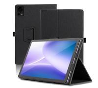 Étui pour DOOGEE T20 Mini Pro, 8.4 inch, DOOGEE T20 Mini Pro Coque Tablette, Housse de Protection avec Support Pliable, Porte-Crayon et Dragonne, Protection Totale. (Noir)