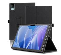 Étui pour DOOGEE T30 Pro, 11 inch, DOOGEE T30 Pro Coque Tablette, Housse de Protection avec Support Pliable, Porte-Crayon et Dragonne, Protection Totale. (Noir)