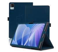 Étui pour DOOGEE T30 Pro, 11 inch, DOOGEE T30 Pro Coque Tablette, Housse de Protection avec Support Pliable, Porte-Crayon et Dragonne, Protection Totale. (Bleu)