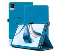 Étui pour DOOGEE T40 11 Pouces, DOOGEE T40 Coque Tablette, Housse de Protection avec Support Pliable, Porte-Crayon et Dragonne, Protection Totale. (Bleu Clair)