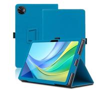 Étui pour DOOGEE Tab E3 Max 14 Pouces, DOOGEE Tab E3 Max Coque Tablette, Housse de Protection avec Support Pliable, Porte-Crayon et Dragonne, Protection Totale. (Bleu Clair)