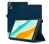 Étui pour DOOGEE Tab G6 Pro 12 Pouces, DOOGEE Tab G6 Pro Coque Tablette, Housse de Protection avec Support Pliable, Porte-Crayon et Dragonne, Protection Totale. (Bleu)