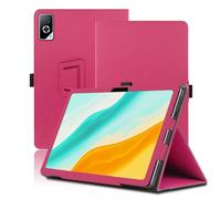 Étui pour DOOGEE Tab G6 Pro 12 Pouces, DOOGEE Tab G6 Pro Coque Tablette, Housse de Protection avec Support Pliable, Porte-Crayon et Dragonne, Protection Totale. (Rouge)