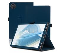 Étui pour DOOGEE U11 11 Pouces, DOOGEE U11 Coque Tablette, Housse de Protection avec Support Pliable, Porte-Crayon et Dragonne, Protection Totale. (Bleu)