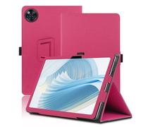 Étui pour DOOGEE U11 Pro/U11 2025 11 Pouces, DOOGEE U11 Pro/U11 2025 Coque Tablette, Housse de Protection avec Support Pliable, Porte-Crayon et Dragonne, Protection Totale. (Rouge)