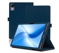 Étui pour DOOGEE U12 12 Pouces, DOOGEE U12 Coque Tablette, Housse de Protection avec Support Pliable, Porte-Crayon et Dragonne, Protection Totale. (Bleu)