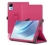 Étui pour DOOGEE U13 13 Pouces, DOOGEE U13 Coque Tablette, Housse de Protection avec Support Pliable, Porte-Crayon et Dragonne, Protection Totale. (Rouge)
