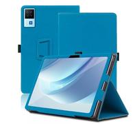 Étui pour DOOGEE U13 13 Pouces, DOOGEE U13 Coque Tablette, Housse de Protection avec Support Pliable, Porte-Crayon et Dragonne, Protection Totale. (Bleu Clair)