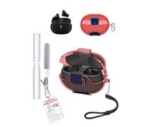 Étui pour écouteurs Beats Studio Buds - toergy souple - En TPU transparent - Imperméable - Résistant aux chocs - Protection contre les rayures - Facile à transporter - Avec cordon, porte-clés et kit