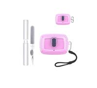 Étui pour écouteurs Beats Studio Buds - toergy souple en TPU transparent - Imperméable - Résistant aux chocs - Protection contre les rayures - Facile à transporter - Avec cordon, porte-clés et kit de