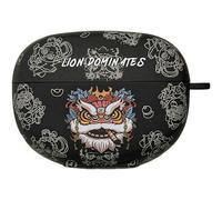 Étui pour écouteurs Bose Ultra Open avec motif lion et porte-clés