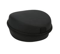 Étui pour écouteurs EVA à Coque Rigide, Sac de Rangement de Voyage, Pochette de Transport Portable pour Accessoires d'écouteurs sans Fil, Noir 19x14.5x8cm