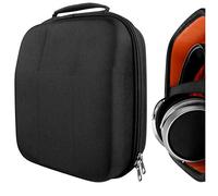 Étui pour écouteurs Geekria Shield Compatible avec HiFiMAN Shangri-LA jr, Deva-Pro, Deva, Sundara-C, Sundara, Arya, Ananda - Housse de Voyage Rigide de Rechange avec Rangement des câbles (Noir)