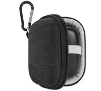 Étui pour écouteurs Geekria Shield Compatible avec JBL Vibe Beam 2/Buds 2, Tune 130NC/230NC/Flex Live Pro2 TWS, étui de Voyage Rigide de Remplacement avec Clip Mousqueton (Gris foncé)