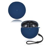Étui pour écouteurs Huawei FreeBuds 7i - yystao - En silicone souple - Avec cordon tour de cou - Anti-poussière, anti-chocs et durable - Bleu