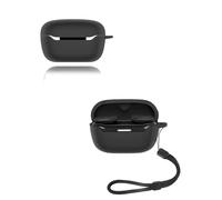 Étui pour écouteurs JBL Endurance Race 2, en silicone souple yystao compatible avec JBL Endurance Race 2, avec cordon tour de cou, anti-poussière, anti-chocs et durable - Noir