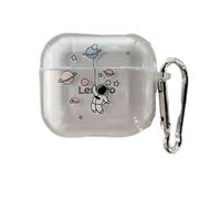 étui pour écouteurs Lenovo LP40 TWS, motif astronaute flottant, bo?te de protection.