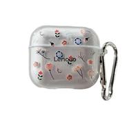 étui pour écouteurs Lenovo X15 Pro TWS à motif floral aléatoire, bo?te de protection pour écouteurs.