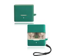 Étui pour écouteurs Moondrop Space Travel 2 Ultra, en silicone souple, compatible avec Moondrop Space Travel 2 Ultra, avec cordon tour de cou, résistant à la poussière, aux chocs et durable, vert