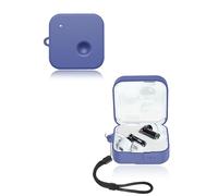 Étui pour écouteurs Nothing Ear (3) - En silicone souple yystao - Compatible avec Nothing Ear (3) - Avec cordon tour de cou - Anti-poussière, anti-chocs et durable - Bleu