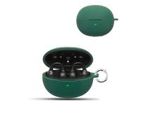 Étui pour écouteurs sans fil Baseus Inspire XC1, coque de protection daunke en silicone souple, étui doux pour la peau avec boucle ronde, protection complète, vert