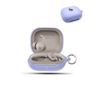 Étui pour écouteurs sans fil Beats Powerbeats - daunke - En silicone souple - Avec boucle ronde - Protection complète - Violet
