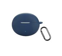 Étui pour écouteurs sans fil OnePlus Buds 4 Bleu Foncé Silicone Antichoc avec Karabine
