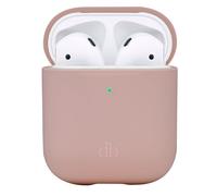 Étui pour écouteurs sans fil - silicone, plastique recyclé - Apple AirPods 2 - sable rose