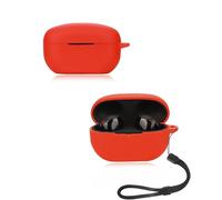 Étui pour écouteurs yystao WF-1000XM6, en silicone souple, compatible avec SONY WF-1000XM6, avec lanière, anti-poussière, anti-chocs et durable - Rouge