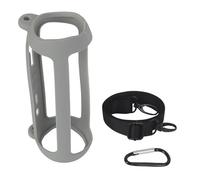 Étui pour Enceinte Flip 6,Étui de Protection en Silicone pour Enceinte Flip 6 avec Bandoulière, Housse de Voyage Antichoc et Étui de Protection Contre Les Chutes pour Audio d'extérieur (Gray)