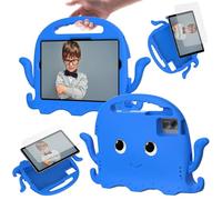 Étui pour enfants compatible avec Lenovo Tab One 8,7"/K9 TB-305FU (2025) en EVA léger et résistant aux chocs, poignée de protection, adapté aux enfants avec bandoulière - Bleu