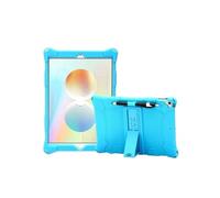 Étui pour Enfants Compatible avec TCL NXTPAPER 11 Plus,5 Pouces (2025) la Tablette : Coque Souple en Silicone Antichoc Support Ajustable et Porte-Stylet(Blue)